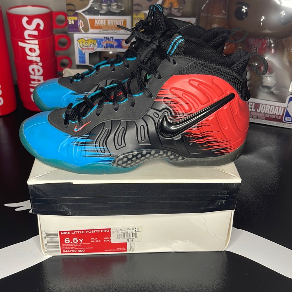 Spider-Man Foamposites - size 6.5Y